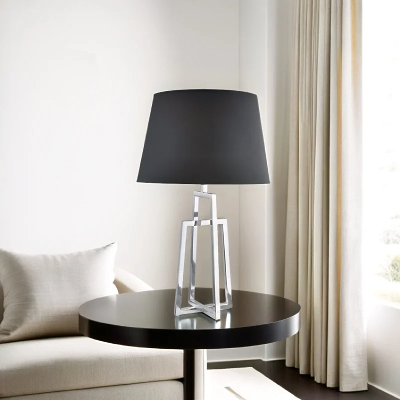 victorian style table lamps with ornate details for traditional homesCharcoal Shade Table Lamp in Silver victorian style table lamps with ornate details for traditional homesCharcoal Shade Table Lamp in Silver