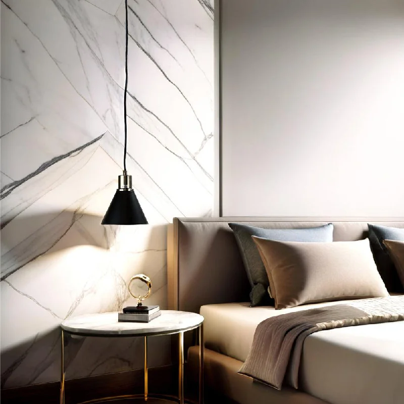 African - Inspired Ceiling Lights with Tribal Patterns and Natural MaterialsComo Pendant Light in Antique Brass
