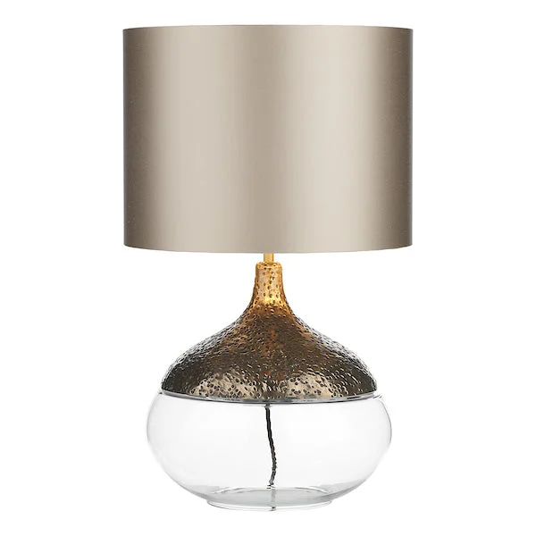 glass table lamps with a frosted surface for soft light diffusionDavid Hunt Teardrop Table Lamp Base Pewter