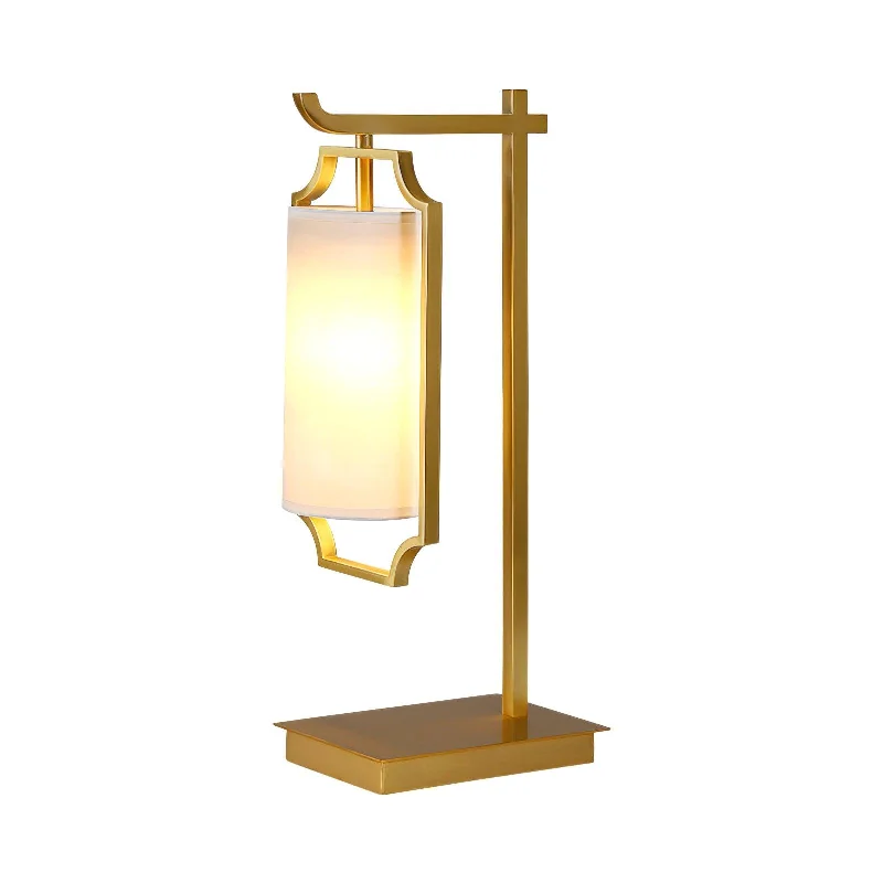 Polished brass+White