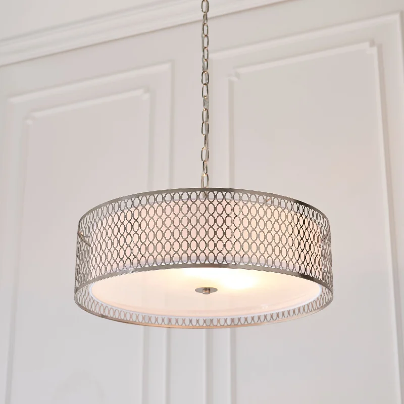 Metal Ceiling Lights in Brass, Copper, Stainless Steel, and IronCordero 3lt pendant