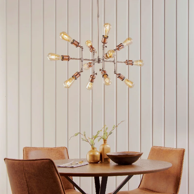 Mid - Century Modern Ceiling Lights with Simple, Sleek LinesHal 12lt pendant