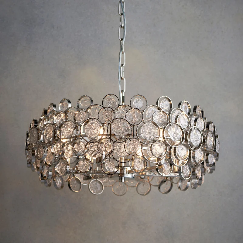 Art Nouveau Ceiling Lights with Organic, Flowing ShapesMarella 6lt pendant