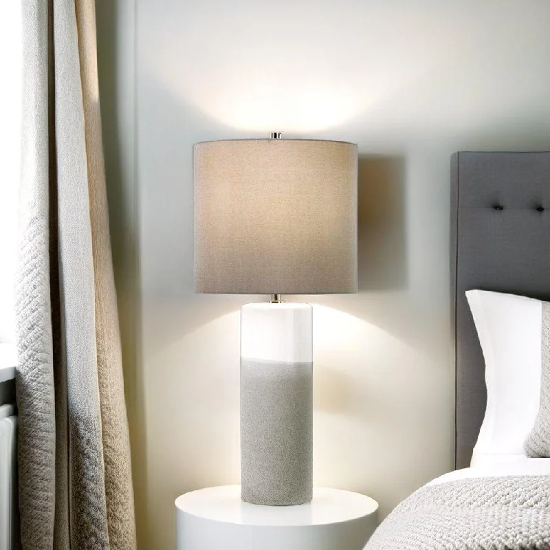 asian inspired table lamps with bamboo accents for a zen atmosphereFulwell Table Lamp White Gloss and Matt Grey ELS.FULWELL-TL Elstead Lighting asian inspired table lamps with bamboo accents for a zen atmosphereFulwell Table Lamp White Gloss and Matt Grey ELS.FULWELL-TL Elstead Lighting