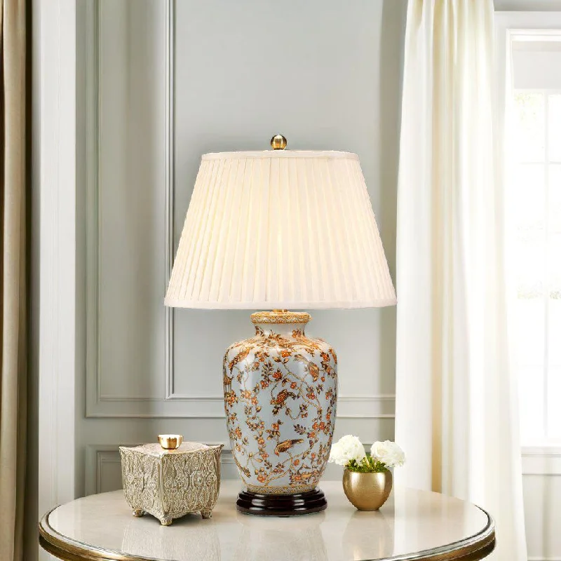 bohemian table lamps with colorful patterns for eclectic bedroomsGold Birds Table Lamp Gold and Cream ELS.GOLD-BIRDS-TL Elstead Lighting bohemian table lamps with colorful patterns for eclectic bedroomsGold Birds Table Lamp Gold and Cream ELS.GOLD-BIRDS-TL Elstead Lighting