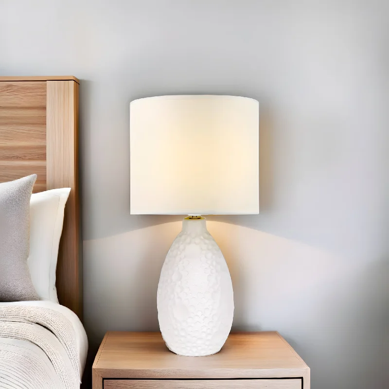 metal table lamps with a matte black finish for a sleek appearanceElla Classic Geo Ceramic Table Lamp - White, Linen Shade, 370mm High, PL0199 metal table lamps with a matte black finish for a sleek appearanceElla Classic Geo Ceramic Table Lamp - White, Linen Shade, 370mm High, PL0199
