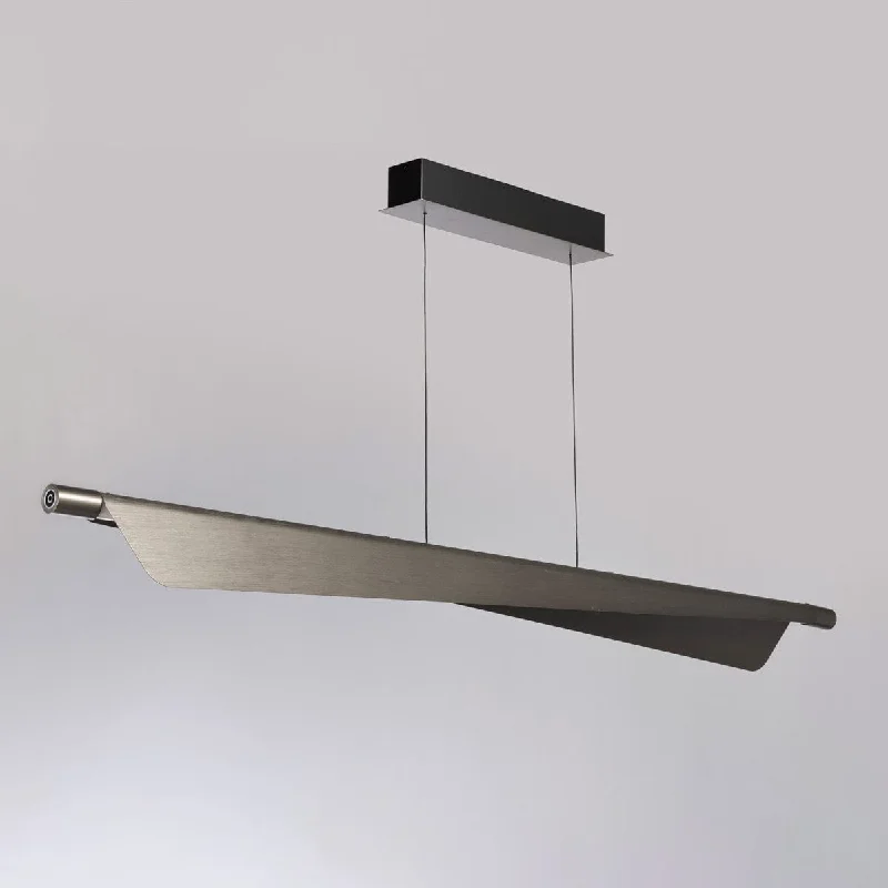 Japanese - Inspired Ceiling Lights with Shoji - Screen - like DiffusersJAQUE ADJUSTABLE LINEAR PENDANT Japanese - Inspired Ceiling Lights with Shoji - Screen - like DiffusersJAQUE ADJUSTABLE LINEAR PENDANT