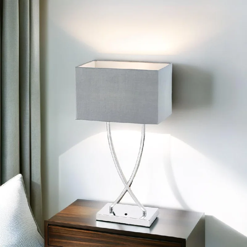 glass table lamps with a frosted surface for soft light diffusionJasmine Modern Table Lamp in Chrome/Grey glass table lamps with a frosted surface for soft light diffusionJasmine Modern Table Lamp in Chrome/Grey