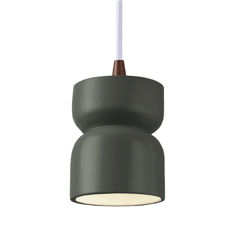 Glass Ceiling Lights with Frosted, Colored, or Etched GlassOne Light Pendant