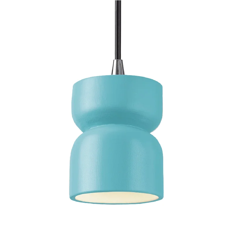 Rustic Ceiling Lights with Reclaimed Wood and Distressed FinishesOne Light Pendant