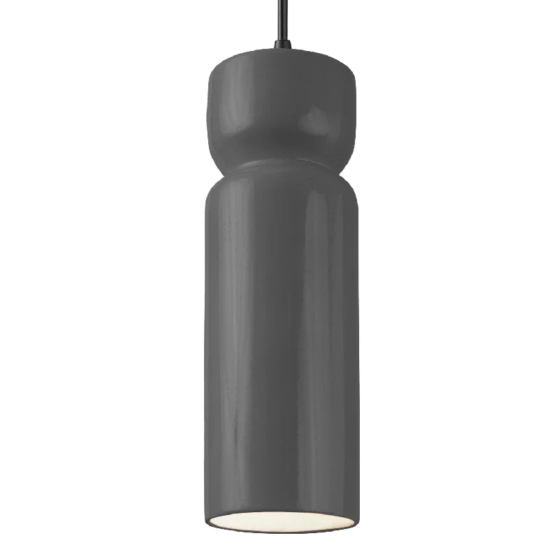 Glass Ceiling Lights with Frosted, Colored, or Etched GlassOne Light Pendant