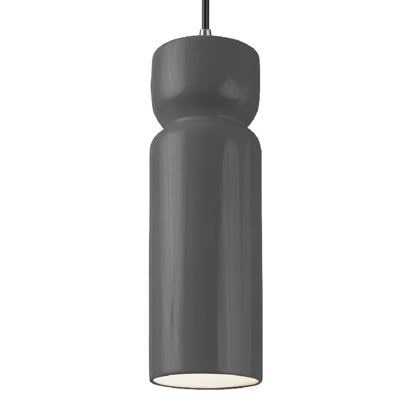 Art Deco Ceiling Lights with Geometric Patterns and Metallic FinishesOne Light Pendant