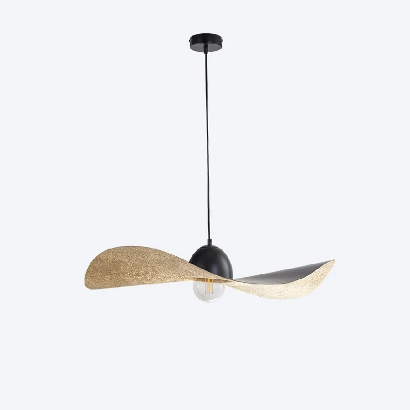 Tropical - Themed Ceiling Lights with Palm - Leaf Shapes and Rattan WrapsKAPELLO PENDANT - MADE IN POLAND Tropical - Themed Ceiling Lights with Palm - Leaf Shapes and Rattan WrapsKAPELLO PENDANT - MADE IN POLAND