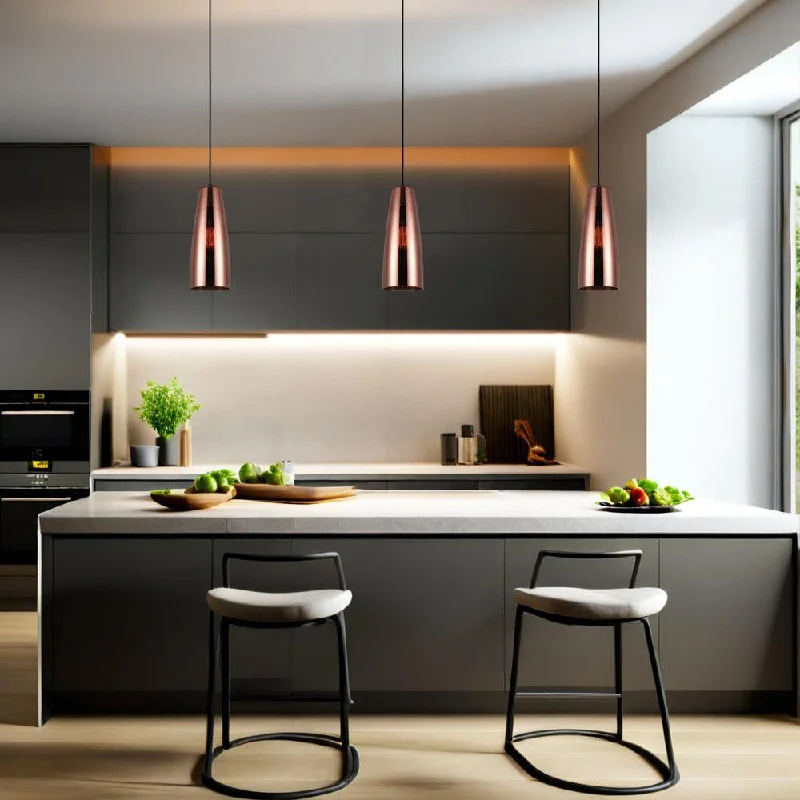 Art Deco Ceiling Lights with Geometric Patterns and Metallic FinishesLamina Copper Glass Pendant Light Available in 3 Styles Art Deco Ceiling Lights with Geometric Patterns and Metallic FinishesLamina Copper Glass Pendant Light Available in 3 Styles