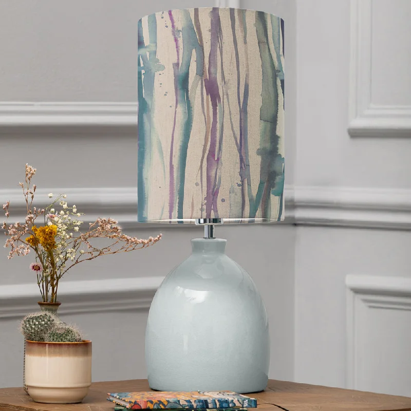 crystal table lamps with dazzling prisms for a glamorous effectFalls Anna & Leura Complete Table Lamp Duck/Indigo crystal table lamps with dazzling prisms for a glamorous effectFalls Anna & Leura Complete Table Lamp Duck/Indigo