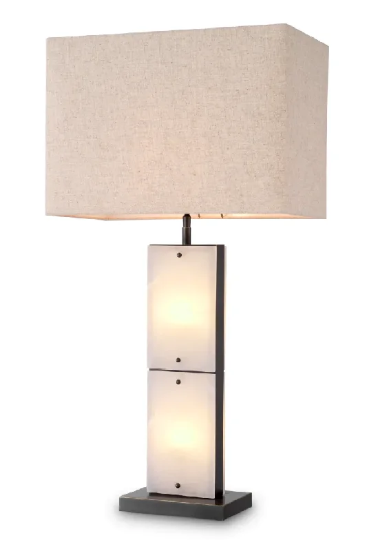 ceramic table lamps with hand painted designs for an artistic touchLinen Modern Table Lamp | Eichholtz Ortiz