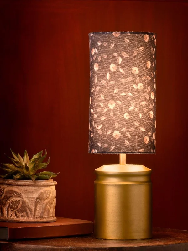 metal table lamps with a matte black finish for a sleek appearanceMetal Golden Table Lamp with Floral Print Shade metal table lamps with a matte black finish for a sleek appearanceMetal Golden Table Lamp with Floral Print Shade