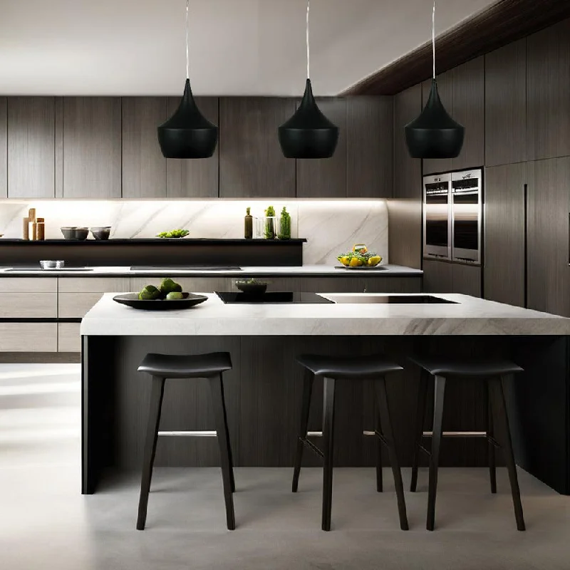 Crystal Ceiling Lights with High - Quality Swarovski CrystalsModern/Contemporary Pendant Light in Matt Black, Matt White or Bronze
