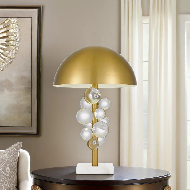 art deco table lamps with geometric shapes for a retro touchNarvik Table Lamp Antique Gold NARVIK TL-AGCL Telbix Lighting
