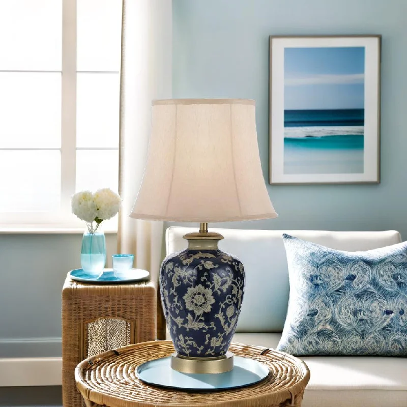 leather table lamps with a distressed texture for a rugged charmNashi Table Lamp in Dark Blue Base, Taupe (Small) leather table lamps with a distressed texture for a rugged charmNashi Table Lamp in Dark Blue Base, Taupe (Small)