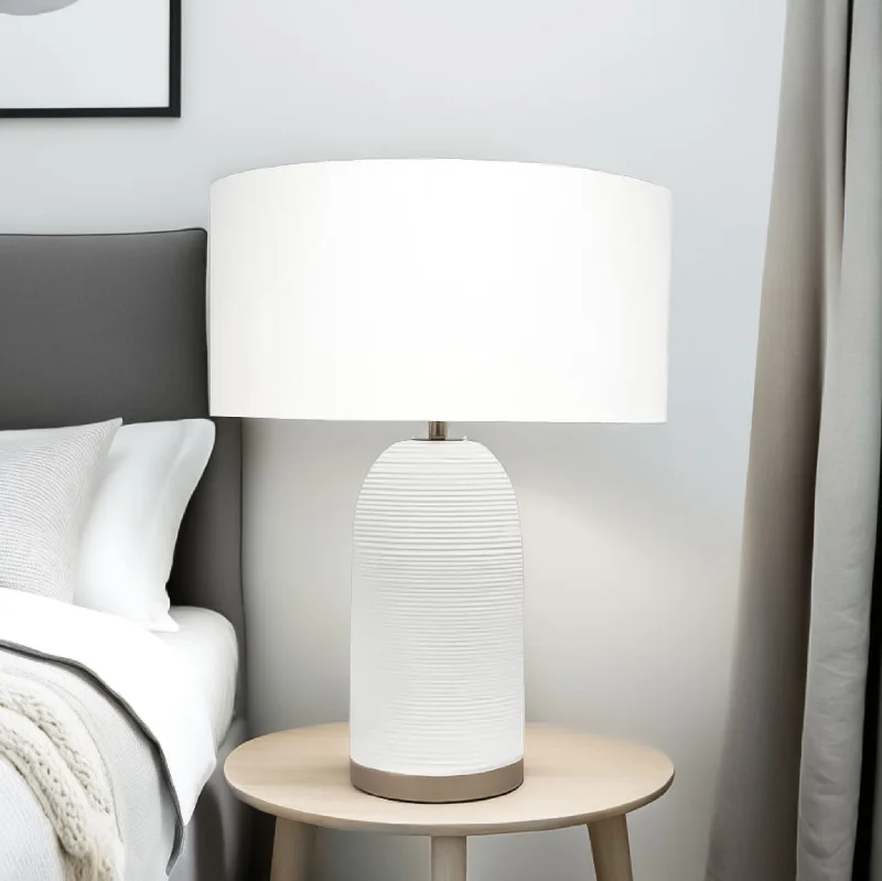 coastal style table lamps with nautical elements for beach housesOmaha Table Lamp Matt White 12361 coastal style table lamps with nautical elements for beach housesOmaha Table Lamp Matt White 12361