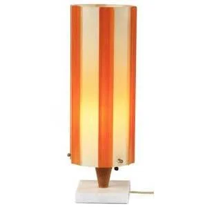 wooden table lamps with natural grain for a warm and organic feelOrange Cream Striped Table Lamp wooden table lamps with natural grain for a warm and organic feelOrange Cream Striped Table Lamp