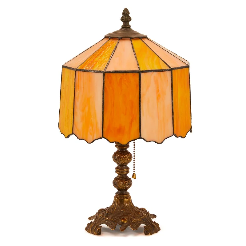 art deco table lamps with geometric shapes for a retro touchOrange Stained Glass Table Lamp art deco table lamps with geometric shapes for a retro touchOrange Stained Glass Table Lamp