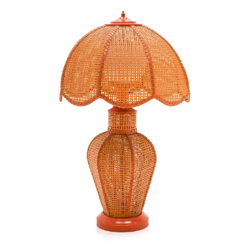 crystal table lamps with dazzling prisms for a glamorous effectOrange Table Lamp