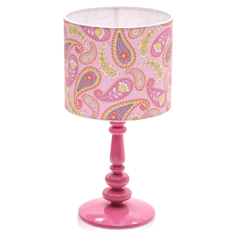 crystal table lamps with dazzling prisms for a glamorous effectPink Spindle Table Lamp crystal table lamps with dazzling prisms for a glamorous effectPink Spindle Table Lamp