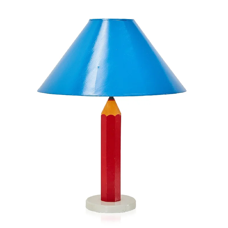 victorian style table lamps with ornate details for traditional homesRed Pencil & Blue Shade Table Lamp victorian style table lamps with ornate details for traditional homesRed Pencil & Blue Shade Table Lamp