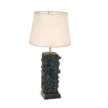 art deco table lamps with geometric shapes for a retro touchResin Lamp