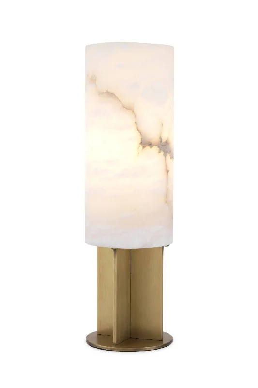 leather table lamps with a distressed texture for a rugged charmRound Brass Alabaster Table Lamp | Eichholtz Giorgina leather table lamps with a distressed texture for a rugged charmRound Brass Alabaster Table Lamp | Eichholtz Giorgina