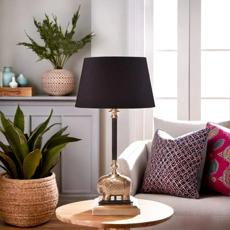 glass table lamps with a frosted surface for soft light diffusionSabu Table Lamp in Brass or Silver Base Emac and Lawton Lighting - ELANK29212DKABBLK, ELANK29212DKAS