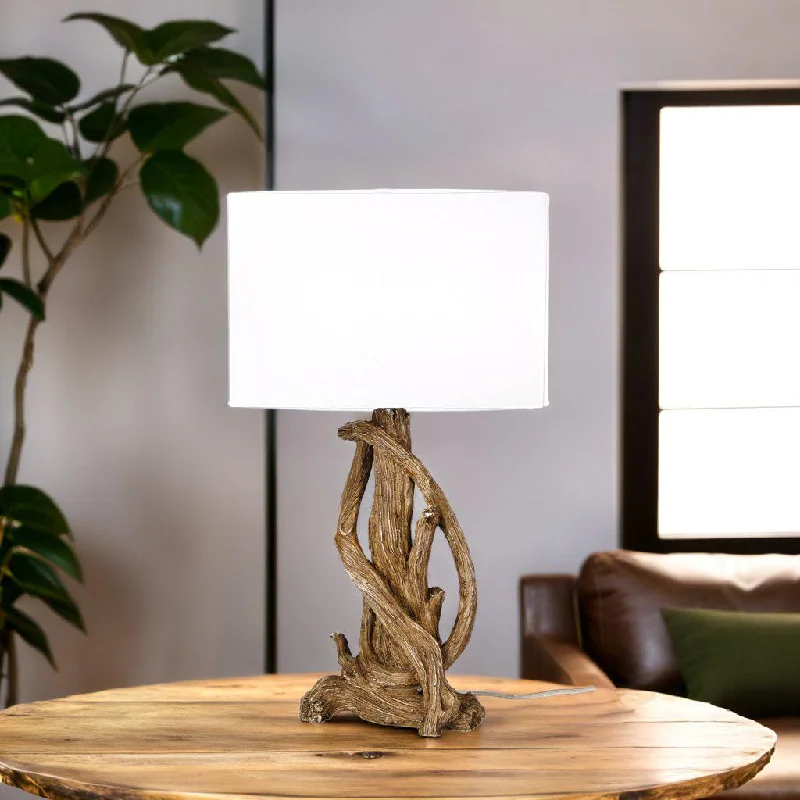 crystal table lamps with dazzling prisms for a glamorous effectSedona Table Lamp Twisted Aged Timber Finish crystal table lamps with dazzling prisms for a glamorous effectSedona Table Lamp Twisted Aged Timber Finish