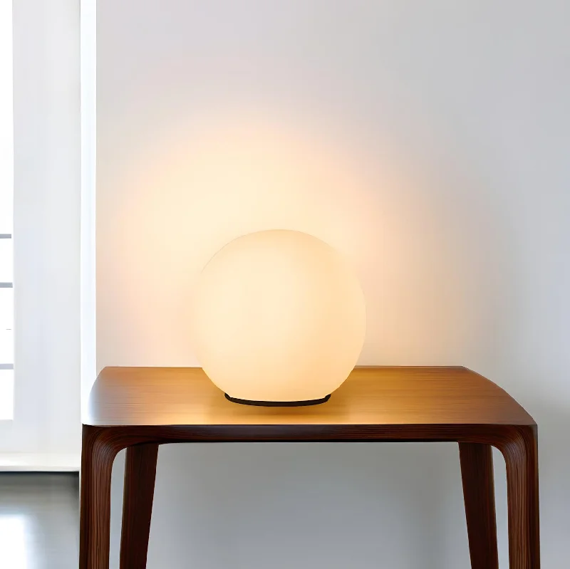 modern minimalist table lamps for contemporary living roomsSferis Table Lamp Black and Opal Glass ZAF.LL4303N Zafferano modern minimalist table lamps for contemporary living roomsSferis Table Lamp Black and Opal Glass ZAF.LL4303N Zafferano