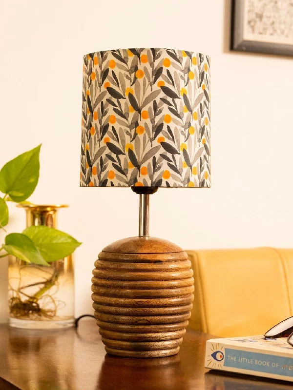 marble table lamps with a luxurious veined pattern for high end decorStripped Brown Lamp with Yellow Leaves multicolor shade marble table lamps with a luxurious veined pattern for high end decorStripped Brown Lamp with Yellow Leaves multicolor shade