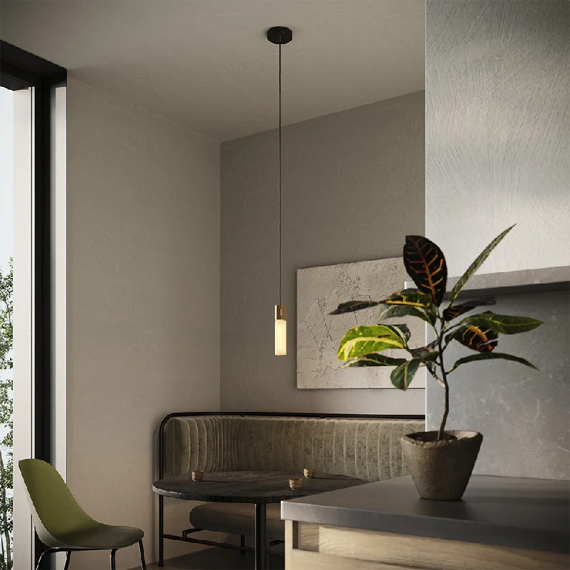 Mediterranean - Style Ceiling Lights with Terra - Cotta and Ceramic DetailsTala Basalt Single Pendant Brass Mediterranean - Style Ceiling Lights with Terra - Cotta and Ceramic DetailsTala Basalt Single Pendant Brass