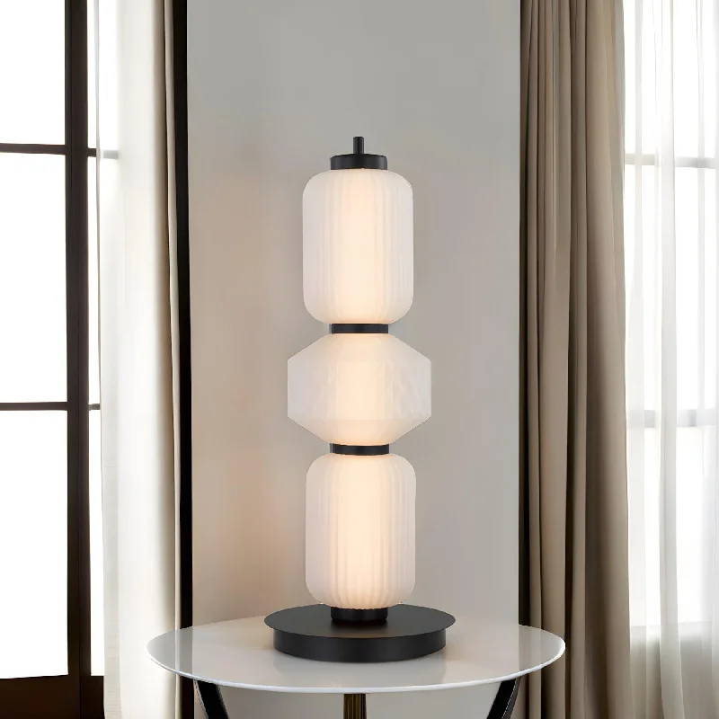 fabric table lamps with a linen shade for a relaxed and breathable lookTorso LED Table Lamp Black, Brass TORSO TL Telbix Lighting fabric table lamps with a linen shade for a relaxed and breathable lookTorso LED Table Lamp Black, Brass TORSO TL Telbix Lighting