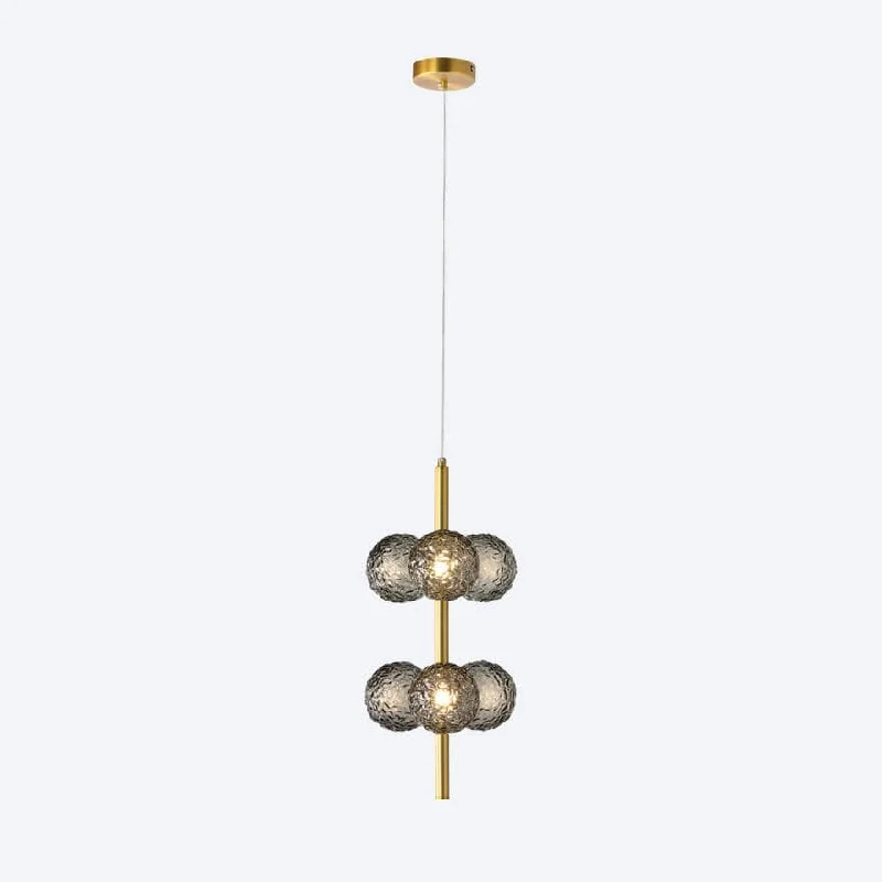 Glass Ceiling Lights with Frosted, Colored, or Etched GlassTRES DOUBLE RIPPLED OR ACRYLIC LED PENDANT Glass Ceiling Lights with Frosted, Colored, or Etched GlassTRES DOUBLE RIPPLED OR ACRYLIC LED PENDANT