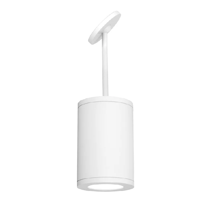 Gothic Ceiling Lights with Dark Metalwork and Pointed ArchesWAC Tube Arch DS-PD0622-N35-WT Pendant Light - White