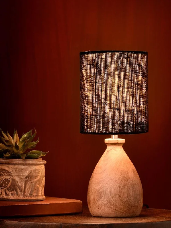 crystal table lamps with dazzling prisms for a glamorous effectWooden Dome Table Lamp with Jute Black Shade crystal table lamps with dazzling prisms for a glamorous effectWooden Dome Table Lamp with Jute Black Shade