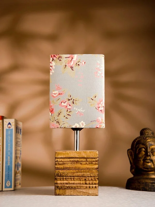 metal table lamps with a matte black finish for a sleek appearanceWooden Stripped Cube Lamp with Colorful Grey Shade metal table lamps with a matte black finish for a sleek appearanceWooden Stripped Cube Lamp with Colorful Grey Shade