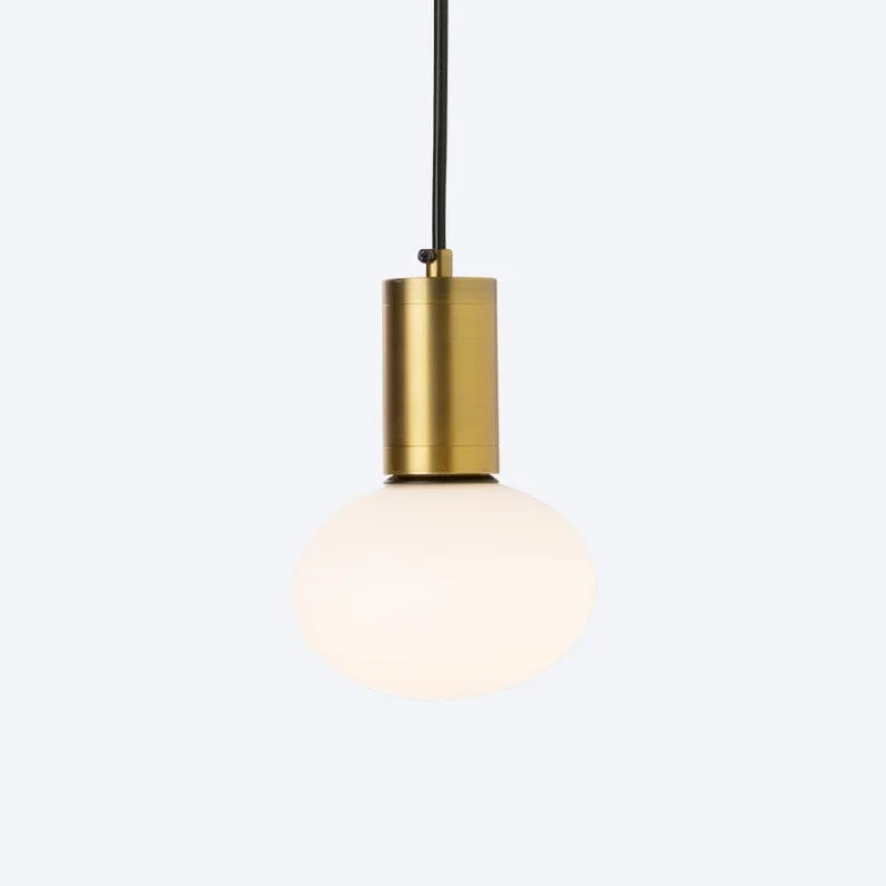 Contemporary Ceiling Lights with Unique, Abstract ShapesYOSH FLAT OPAL GLASS