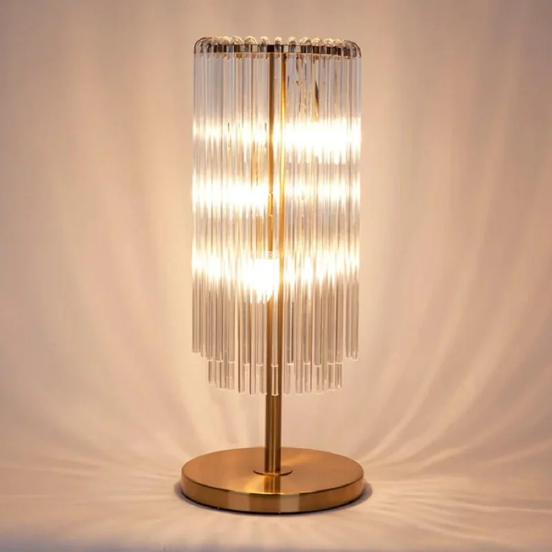 rustic farmhouse table lamps for cozy kitchensZara Table Lamp Brass 12273